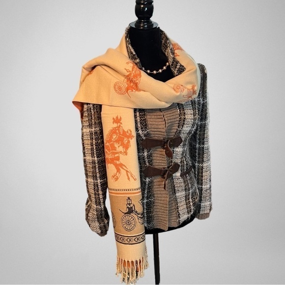 Fabulous Fall Fashion Designer Inspired Scarf/Wrap - Picture 2 of 4